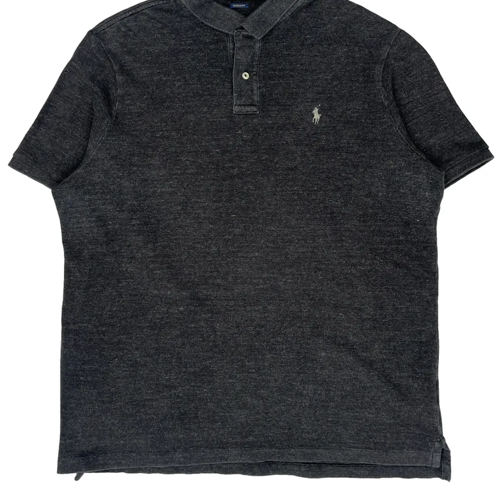 Polo By Ralph Lauren Polo Shirt - XL Grey Cotton - Image 5