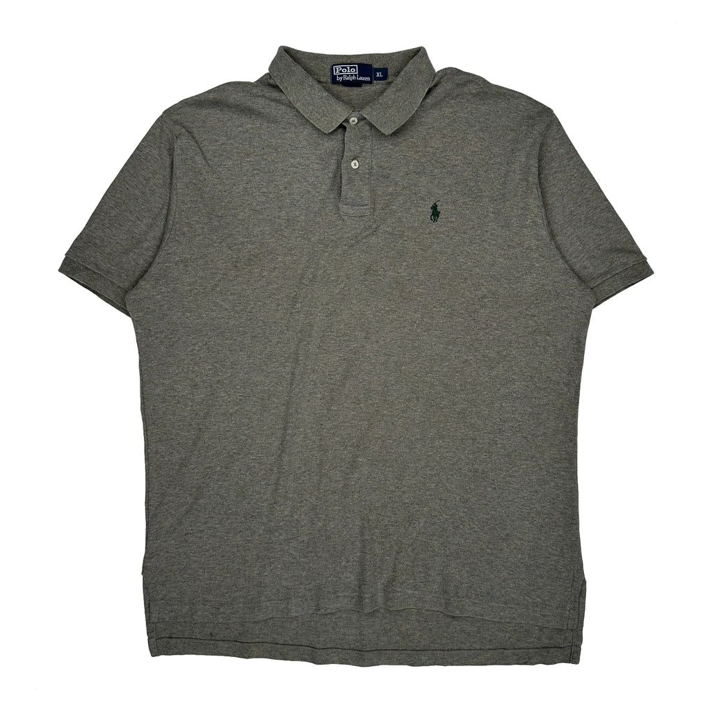 Polo By Ralph Lauren Polo Shirt - XL Grey Cotton