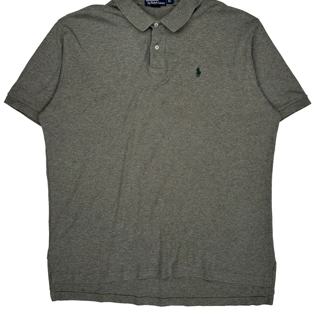 Polo By Ralph Lauren Polo Shirt - XL Grey Cotton - Image 6