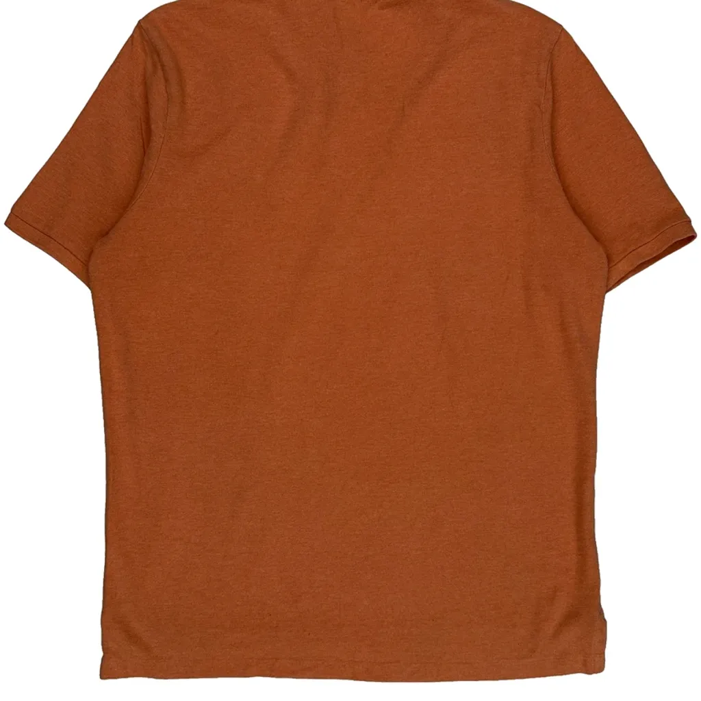 Polo By Ralph Lauren Polo Shirt - Large Orange Cotton - Image 6