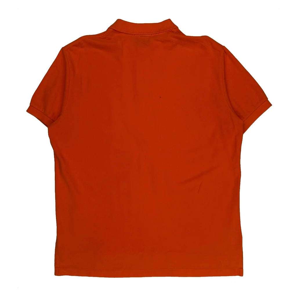 Polo By Ralph Lauren Polo Shirt - XL Orange Cotton - Image 2