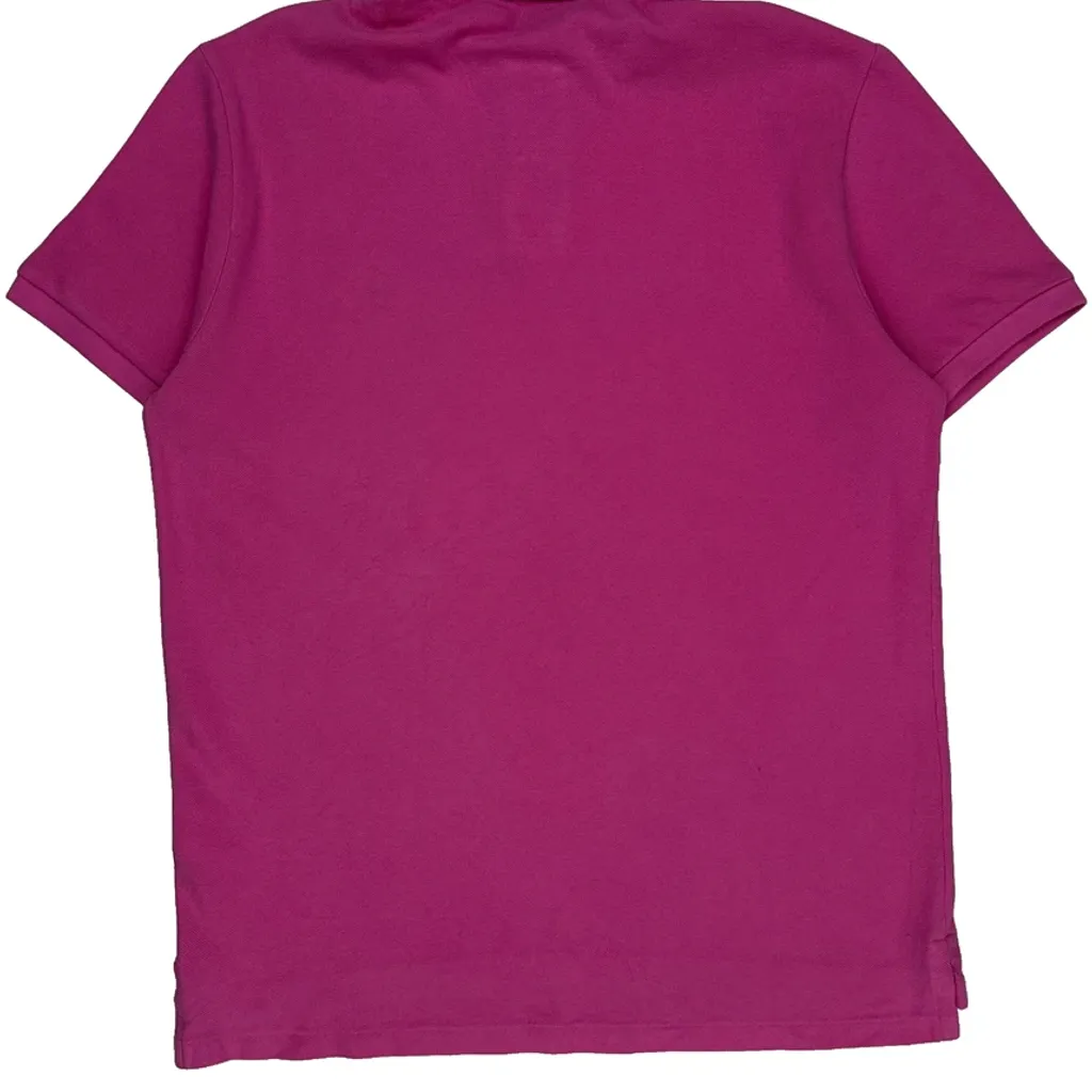 Polo By Ralph Lauren Slim Fit Polo Shirt - Large Pink Cotton - Image 6