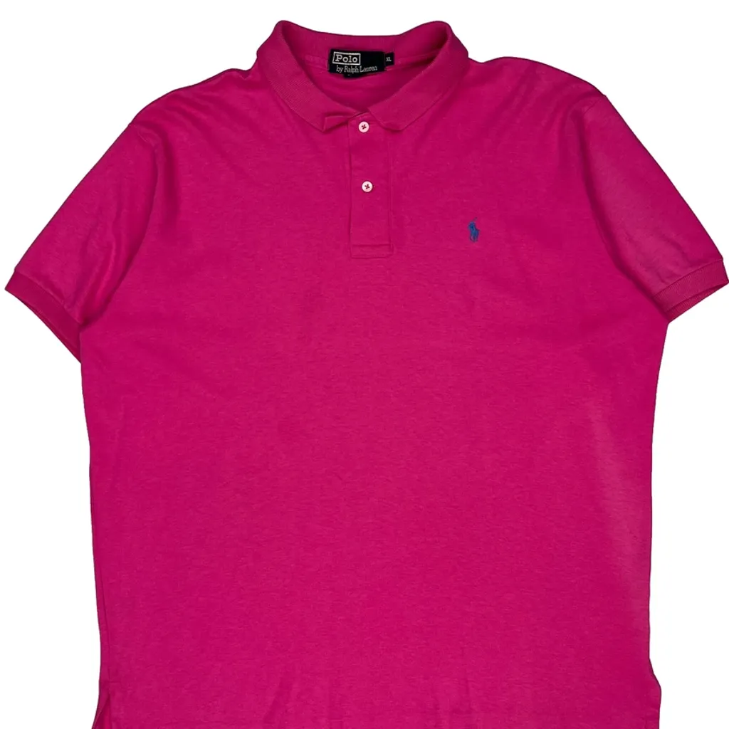 Polo By Ralph Lauren Polo Shirt - XL Pink Cotton - Image 4