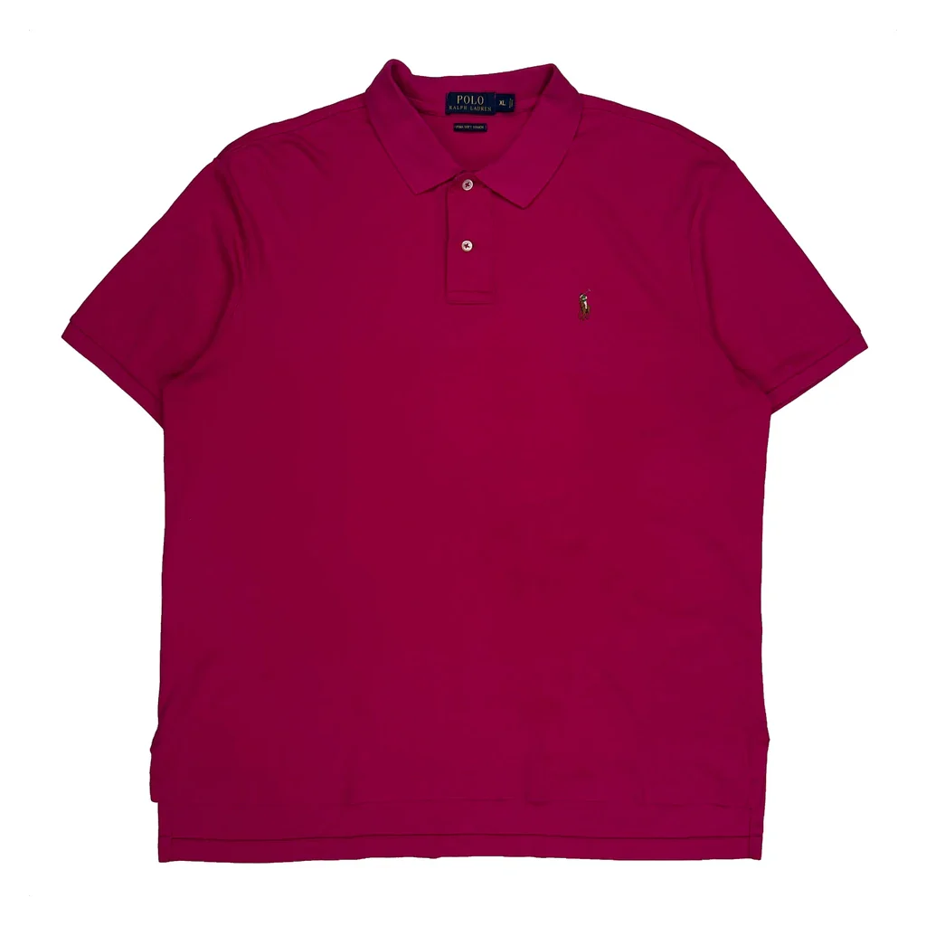 Polo By Ralph Lauren Polo Shirt - XL Pink Cotton