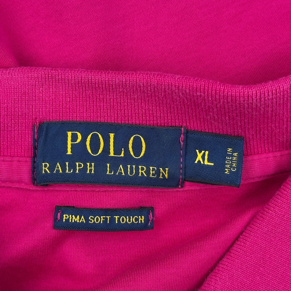 Polo By Ralph Lauren Polo Shirt - XL Pink Cotton - Image 3