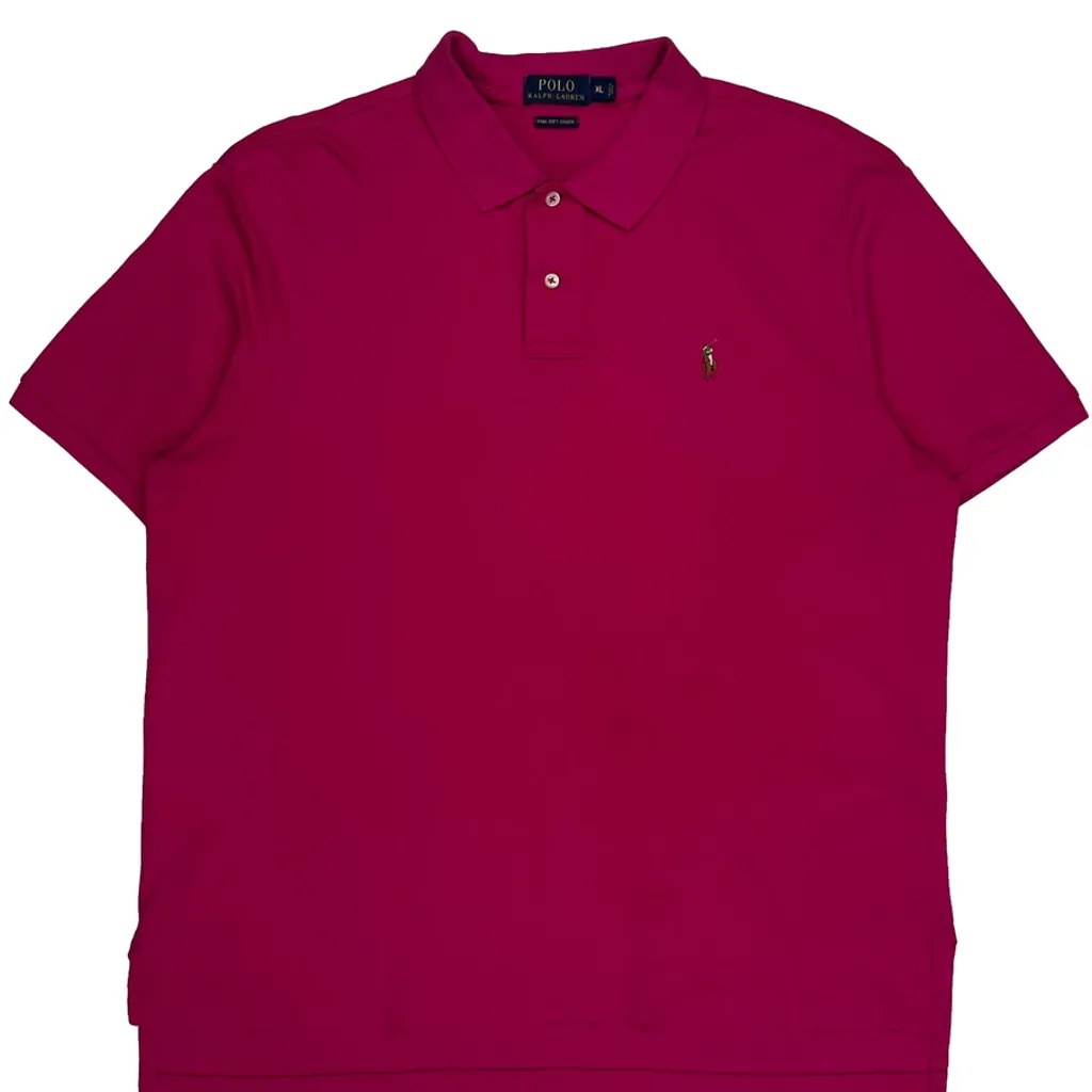 Polo By Ralph Lauren Polo Shirt - XL Pink Cotton - Image 5