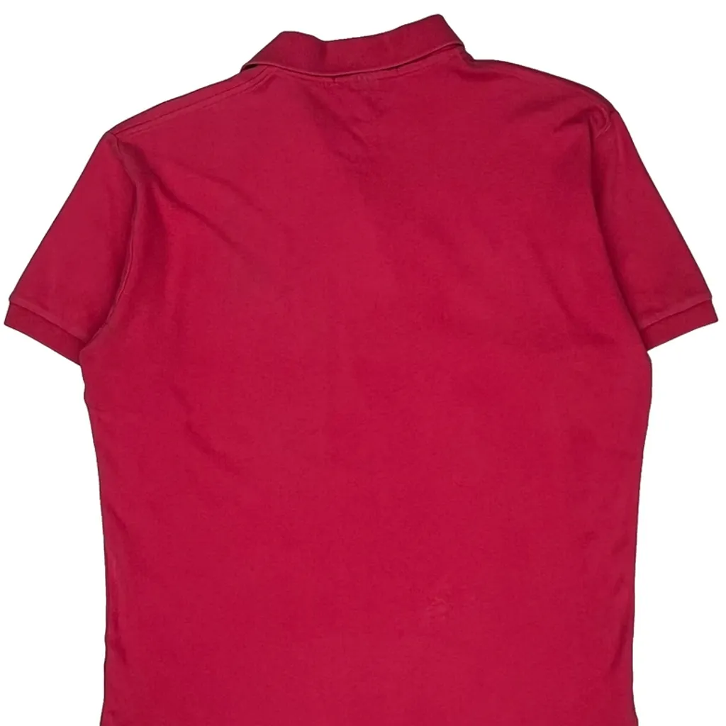 Polo By Ralph Lauren Polo Shirt - Medium Red Cotton - Image 6