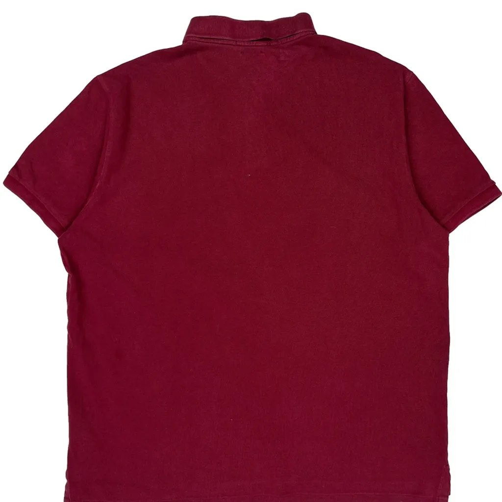 Polo By Ralph Lauren Slim Fit Polo Shirt - XL Red Cotton - Image 6