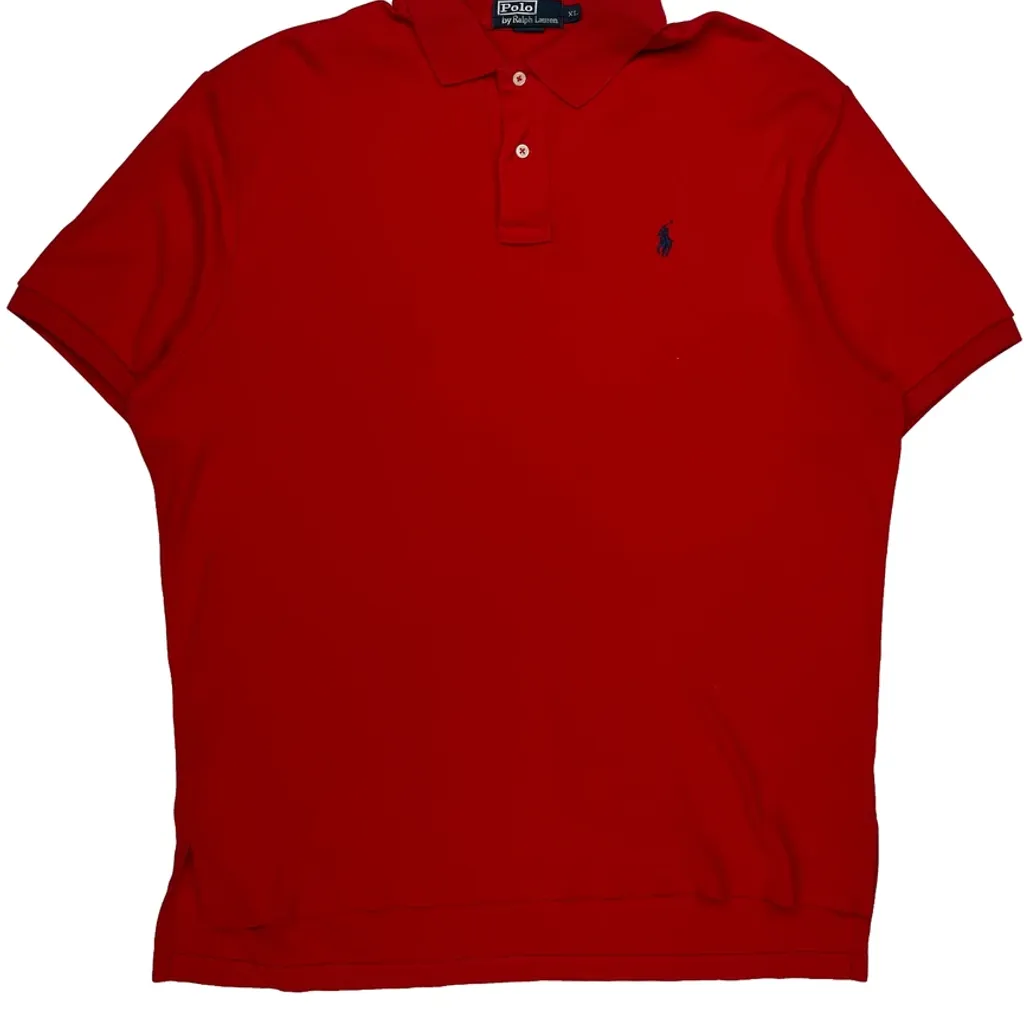 Polo By Ralph Lauren Polo Shirt - XL Red Cotton - Image 5