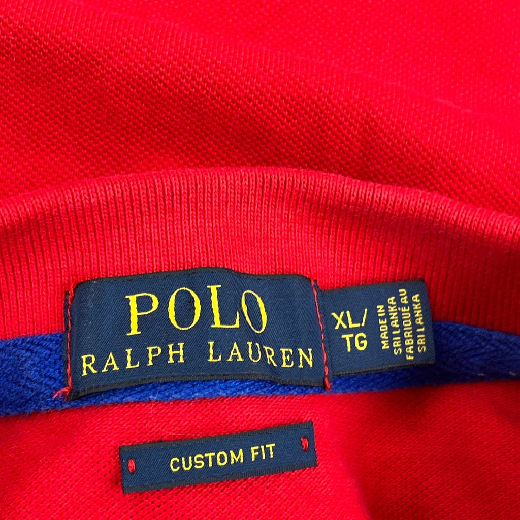 Polo By Ralph Lauren Polo Shirt - XL Red Cotton - Image 3