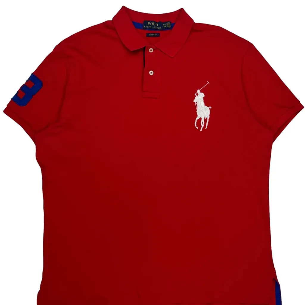 Polo By Ralph Lauren Polo Shirt - XL Red Cotton - Image 5