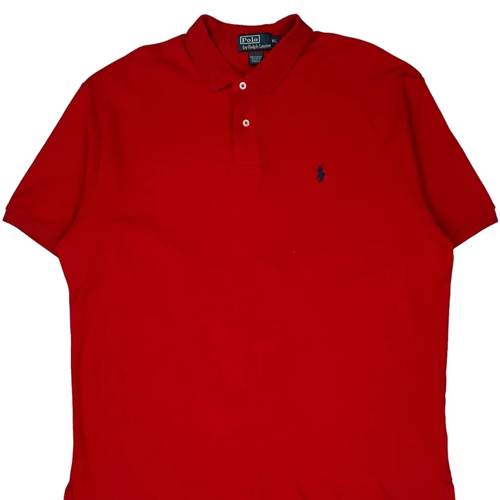 Polo By Ralph Lauren Polo Shirt - XL Red Cotton - Image 5