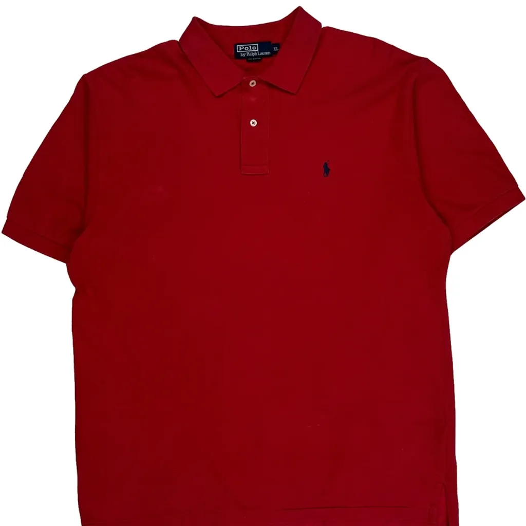 Polo By Ralph Lauren Polo Shirt - XL Red Cotton - Image 4