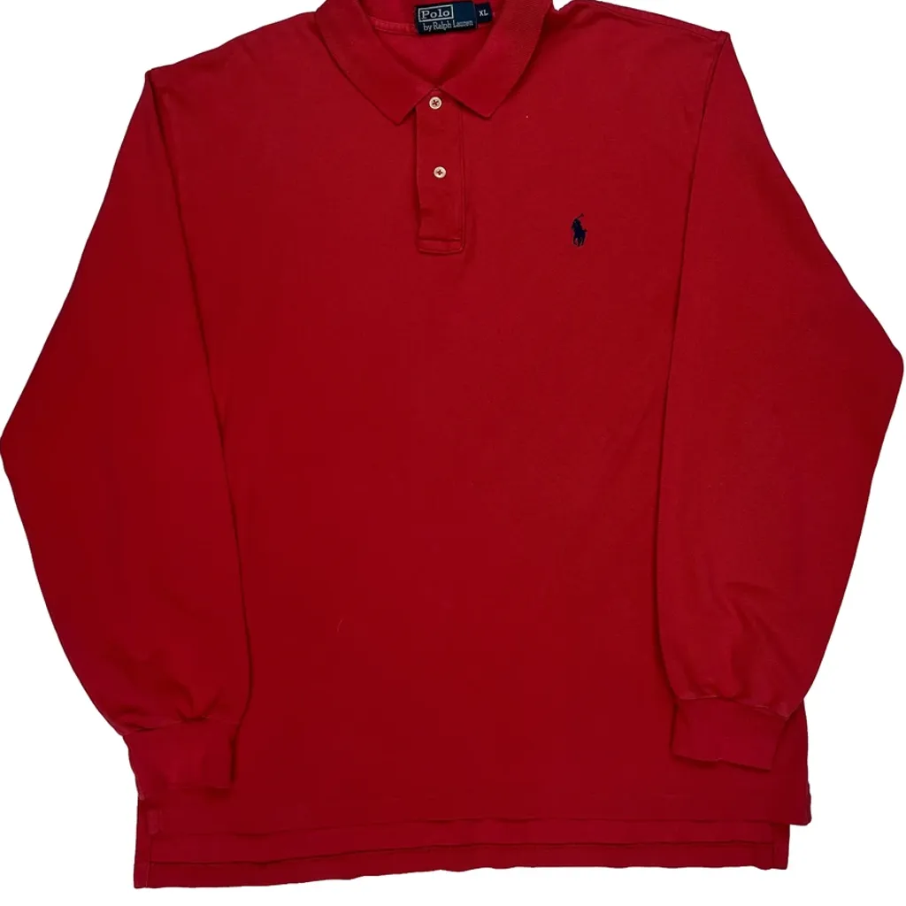 Polo By Ralph Lauren Polo Shirt - XL Red Cotton - Image 4