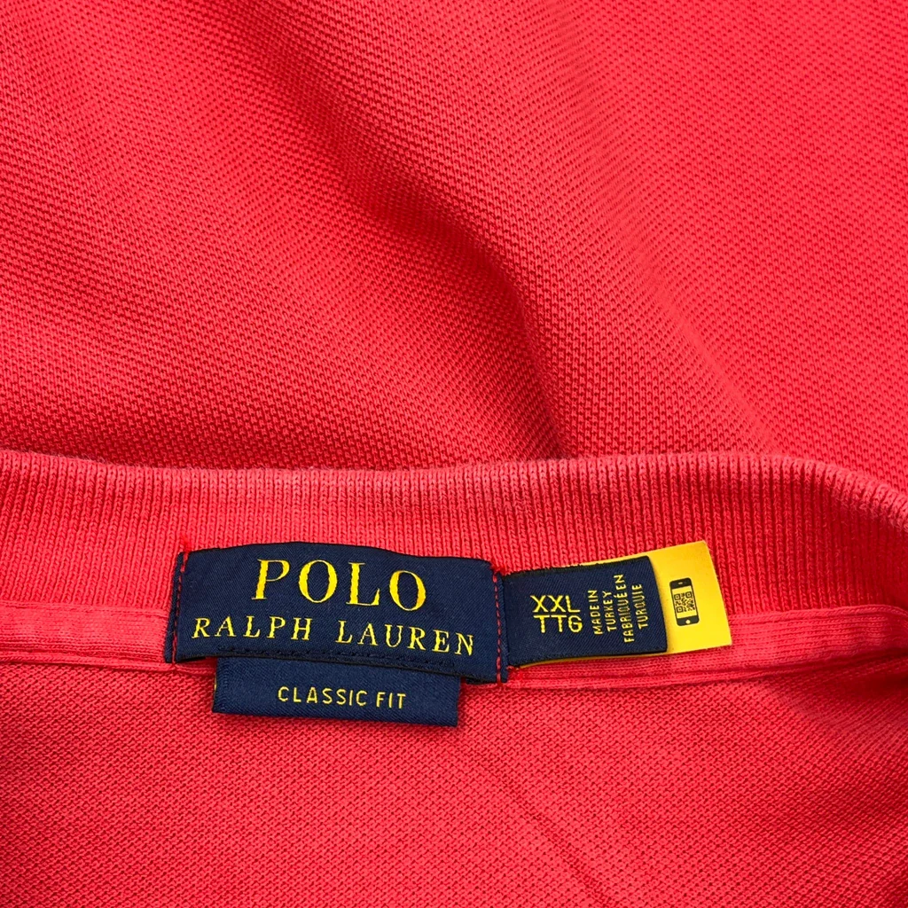 Polo By Ralph Lauren Polo Shirt - 2XL Red Cotton - Image 3