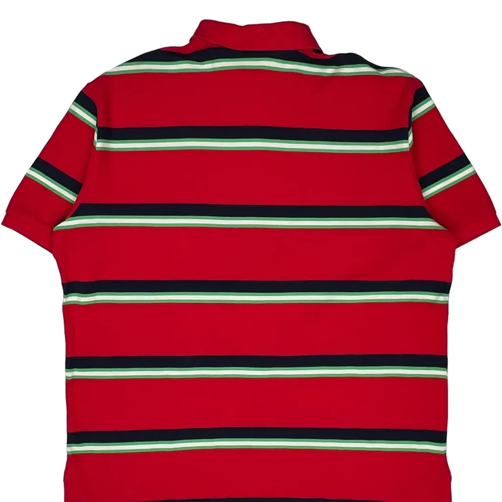 Polo By Ralph Lauren Striped Polo Shirt - 2XL Red Cotton - Image 6