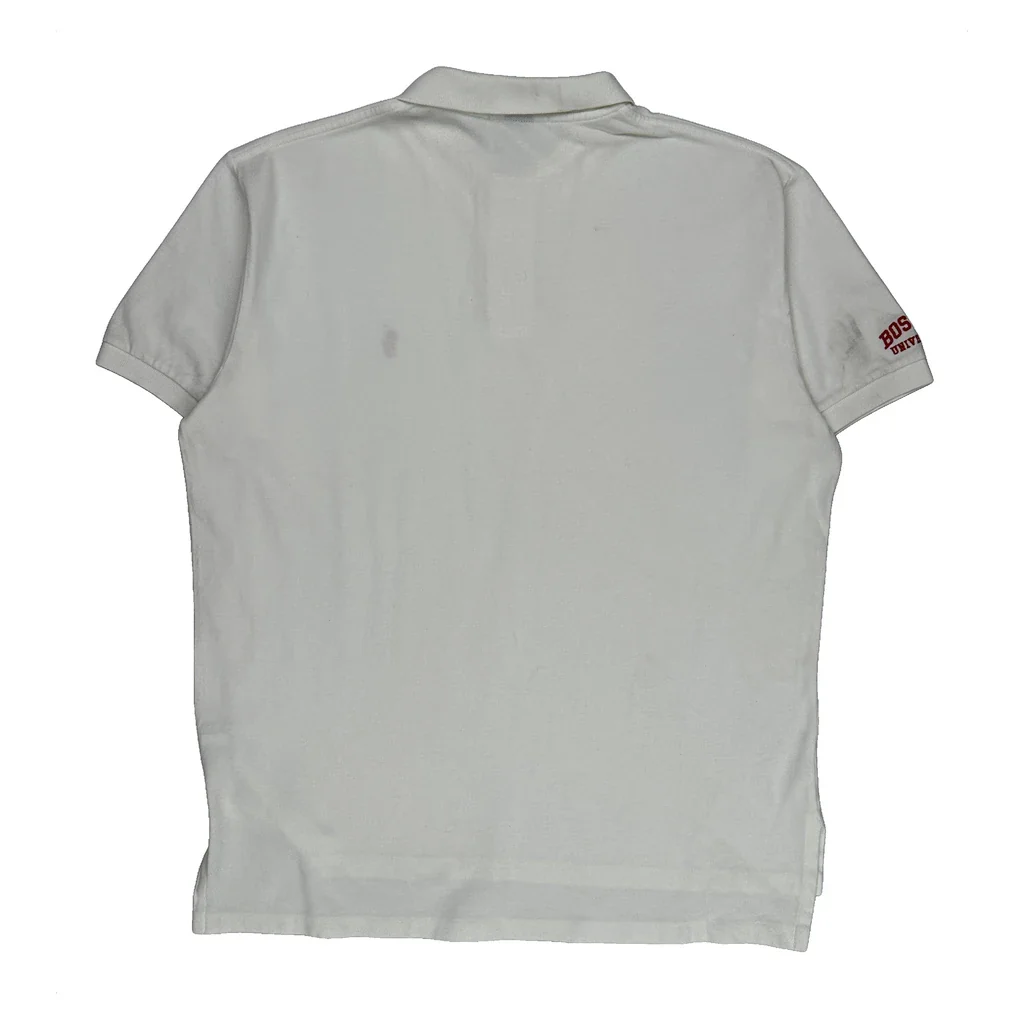 Polo By Ralph Lauren Polo Shirt - Large White Cotton - Image 2