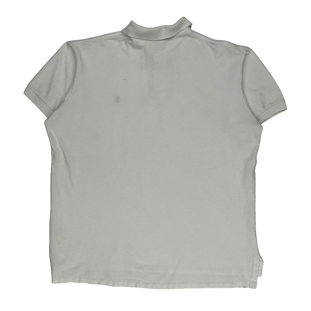Polo By Ralph Lauren Polo Shirt - Large White Cotton - Image 2