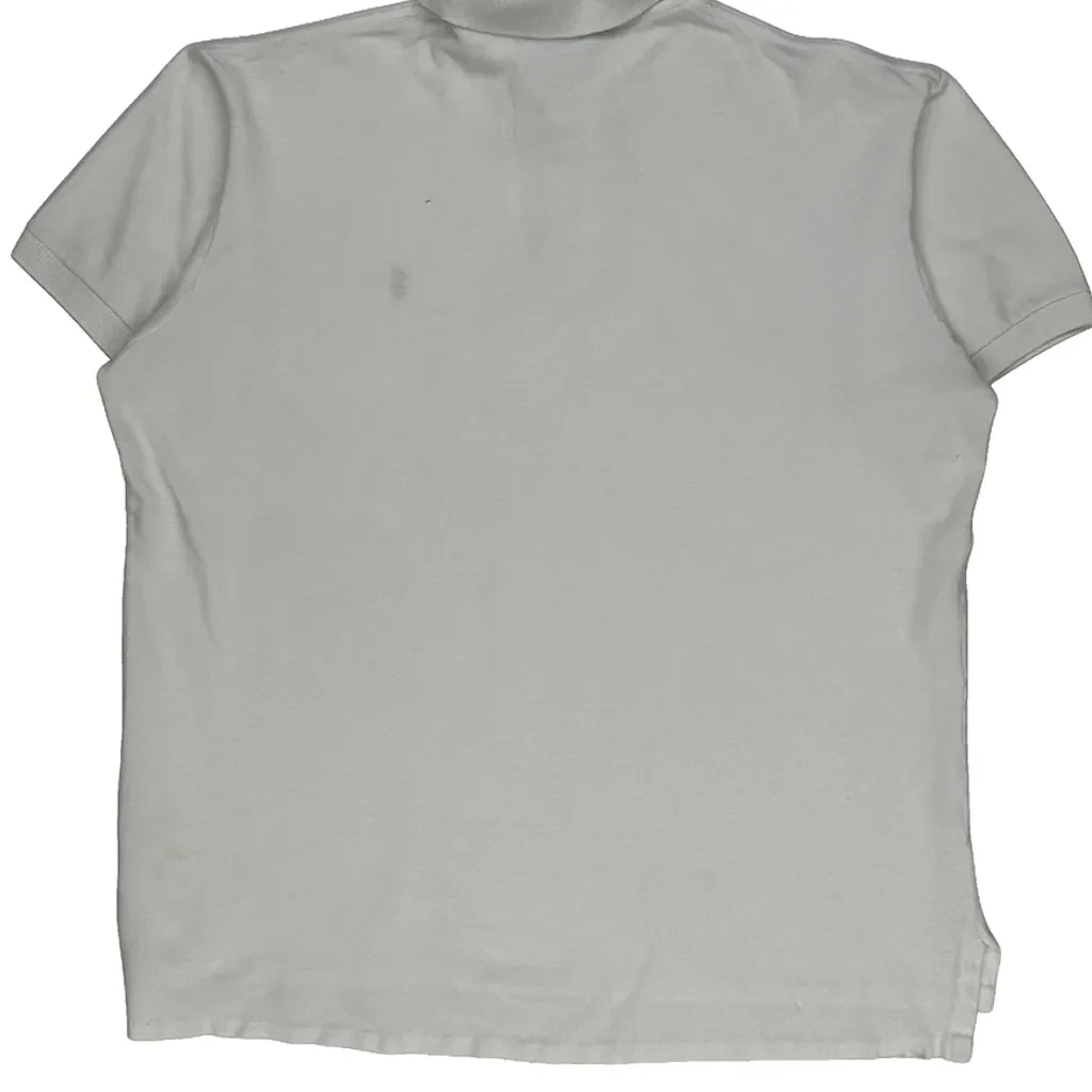 Polo By Ralph Lauren Polo Shirt - Large White Cotton - Image 6