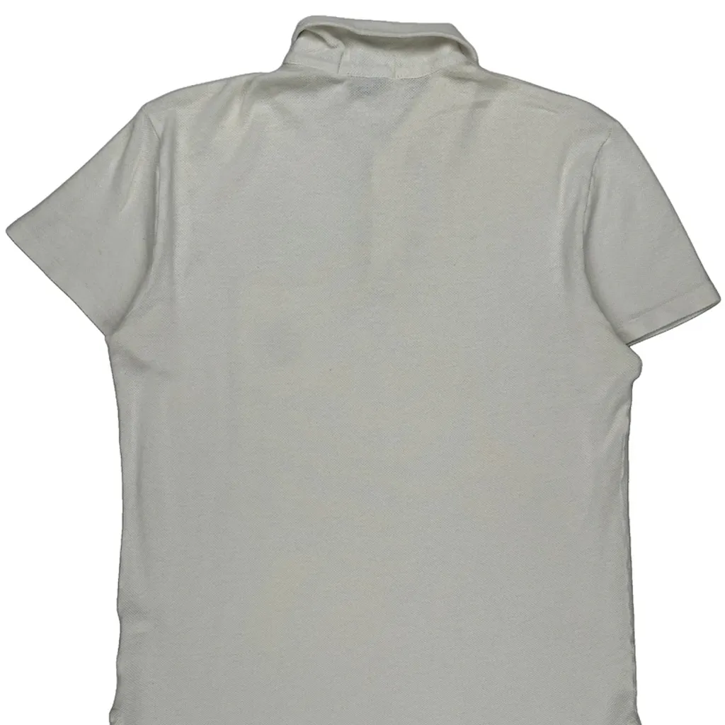 Polo By Ralph Lauren Polo Shirt - Medium White Cotton - Image 6