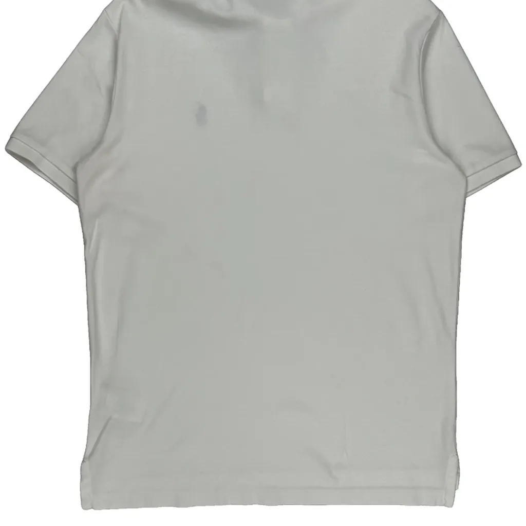 Polo By Ralph Lauren Polo Shirt - Small White Cotton - Image 6