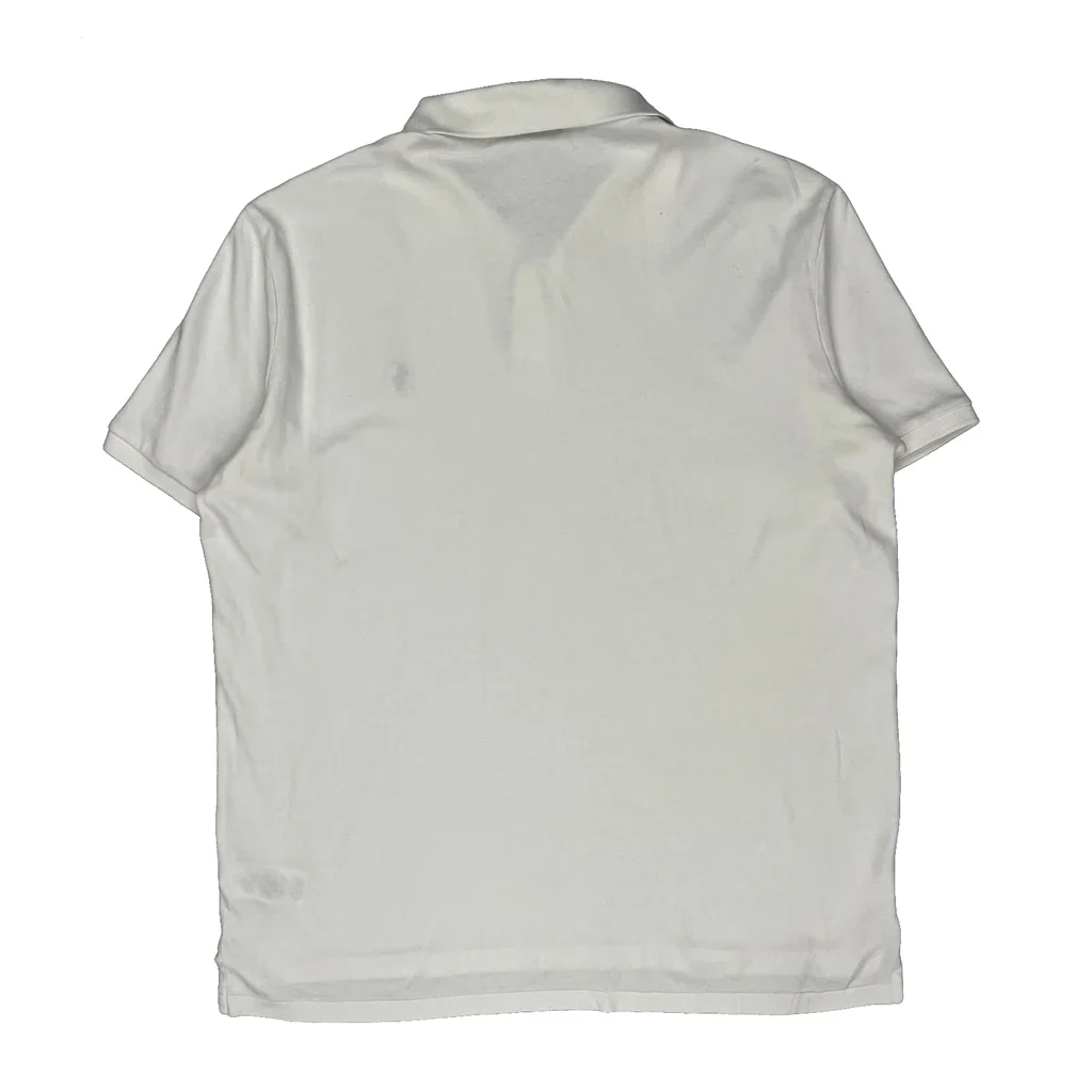 Polo By Ralph Lauren Polo Shirt - XL White Cotton - Image 2