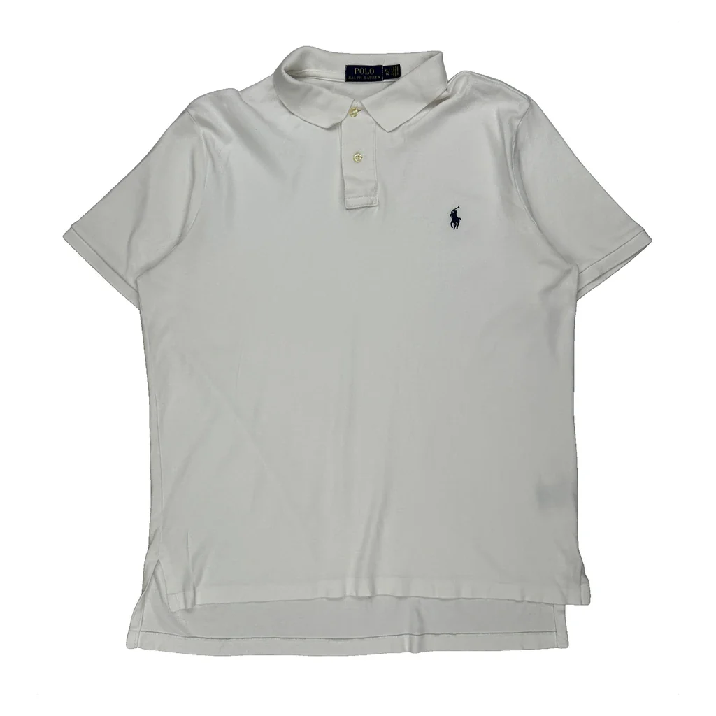 Polo By Ralph Lauren Polo Shirt - XL White Cotton