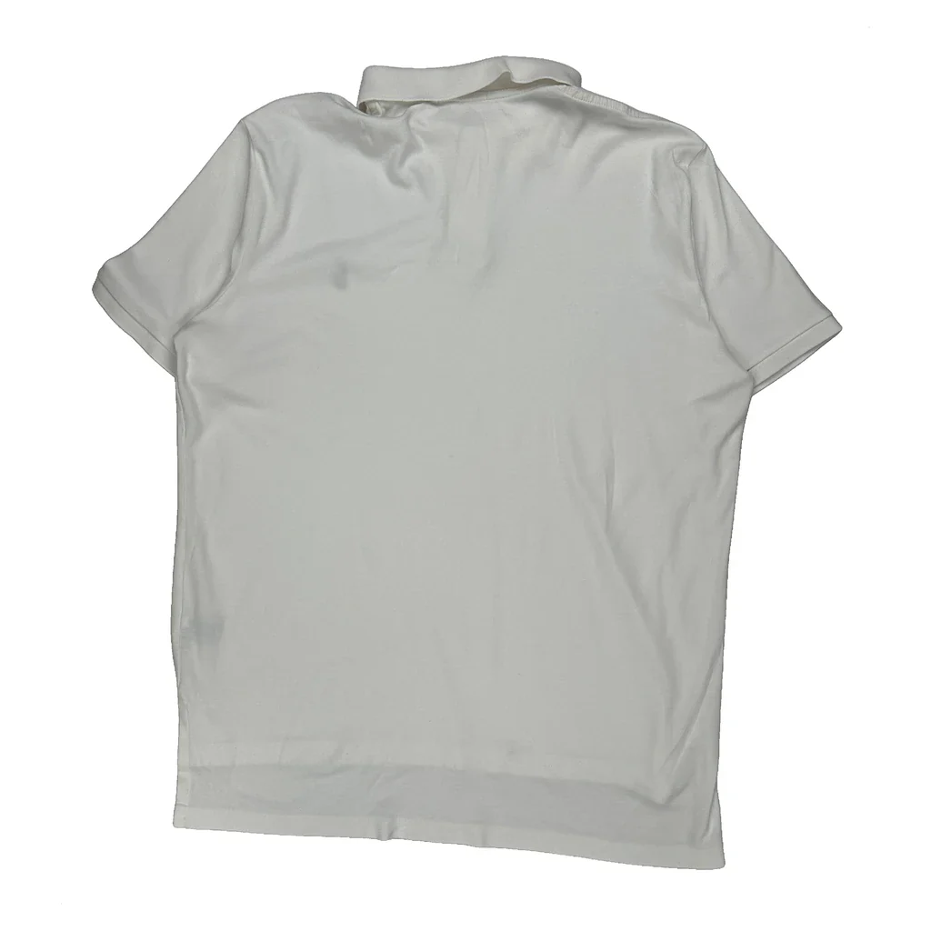 Polo By Ralph Lauren Polo Shirt - XL White Cotton - Image 2