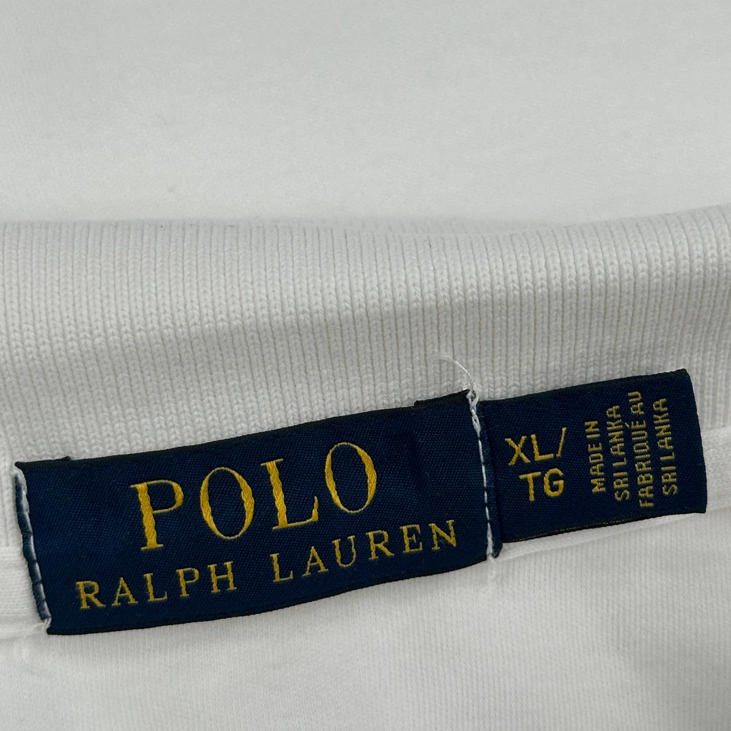 Polo By Ralph Lauren Polo Shirt - XL White Cotton - Image 3