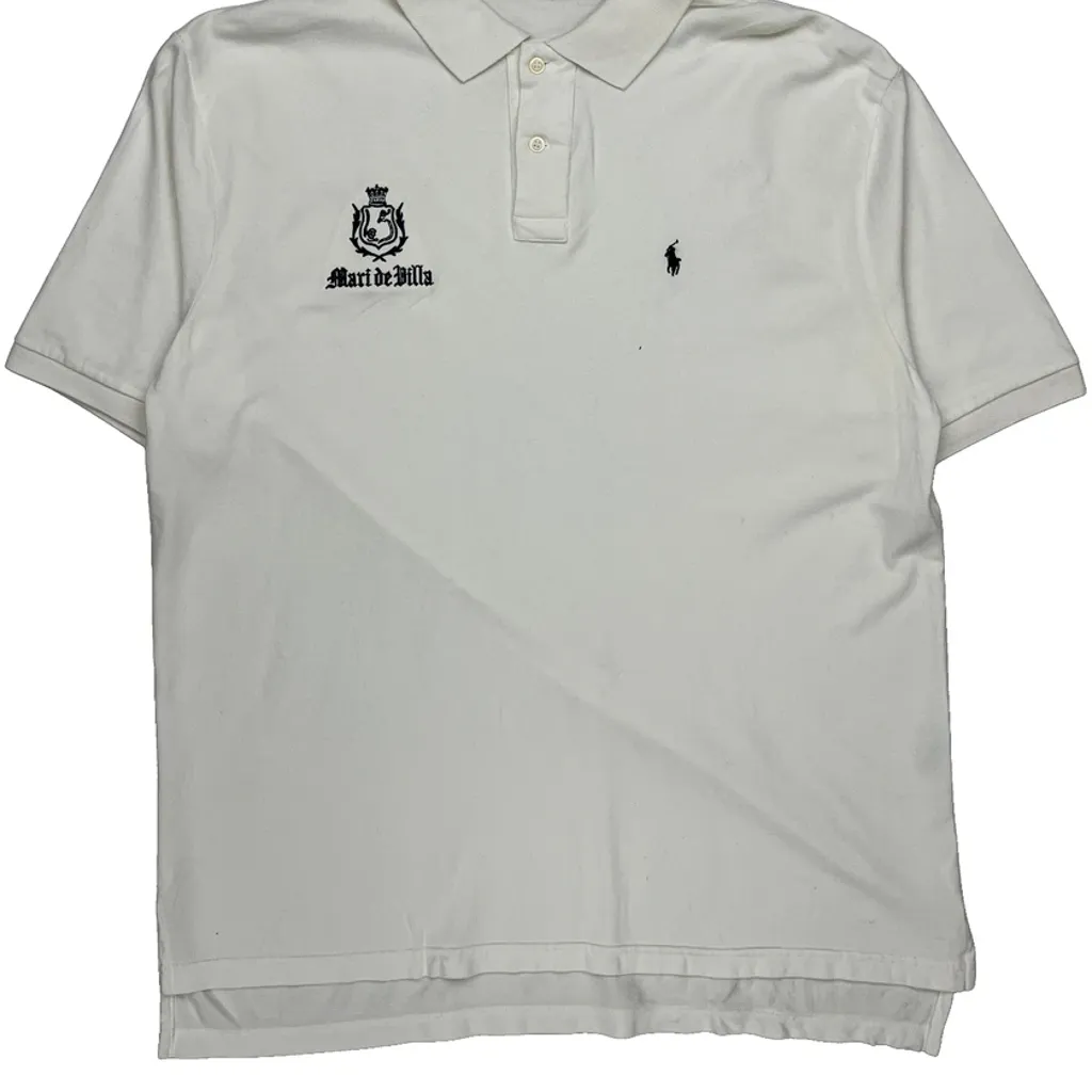 Polo By Ralph Lauren Polo Shirt - 2XL White Cotton - Image 4