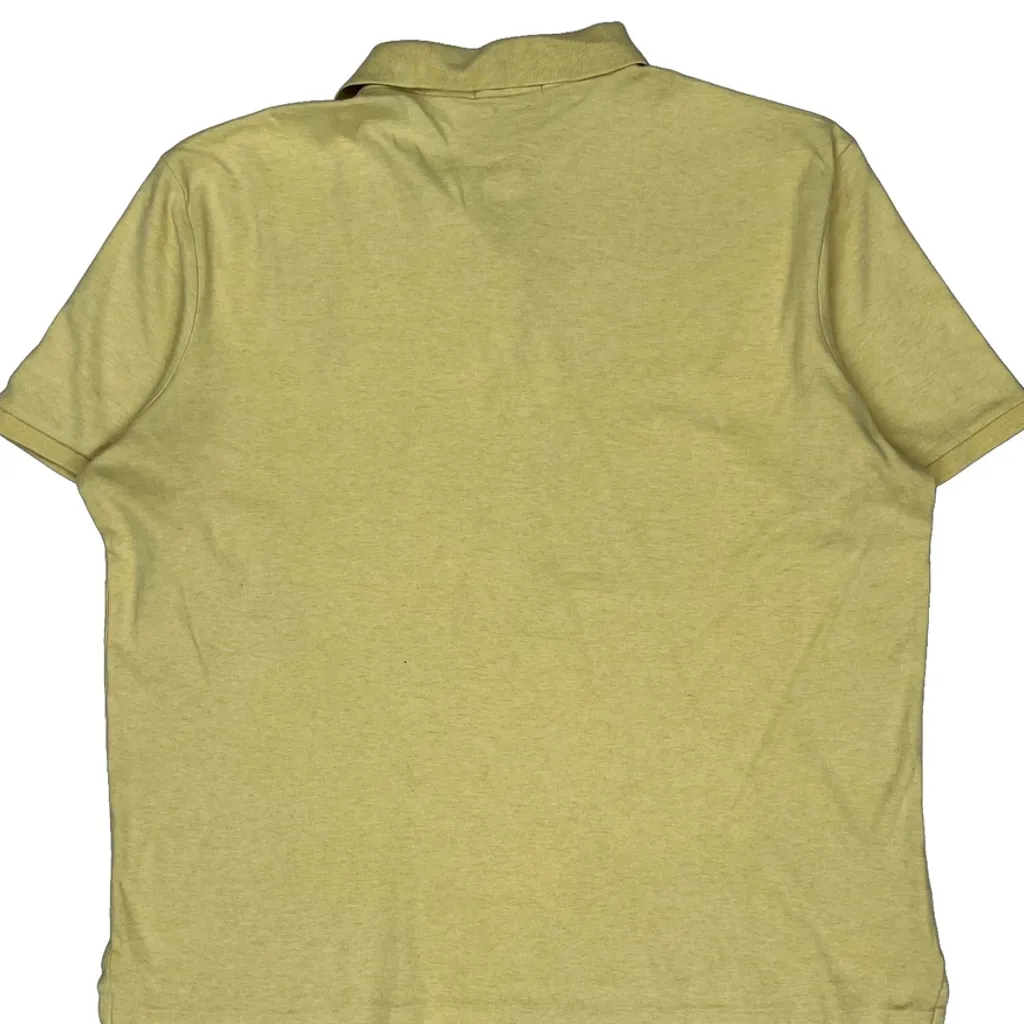 Polo By Ralph Lauren Polo Shirt - Large Yellow Cotton - Image 6