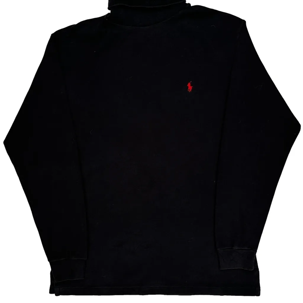 Polo By Ralph Lauren Rollneck - Medium Black Cotton - Image 4
