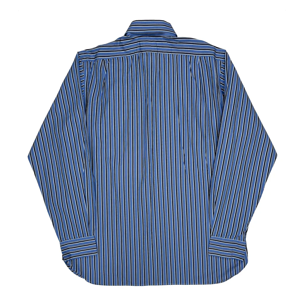 Polo By Ralph Lauren Striped Shirt - Large Blue Cotton - Image 2