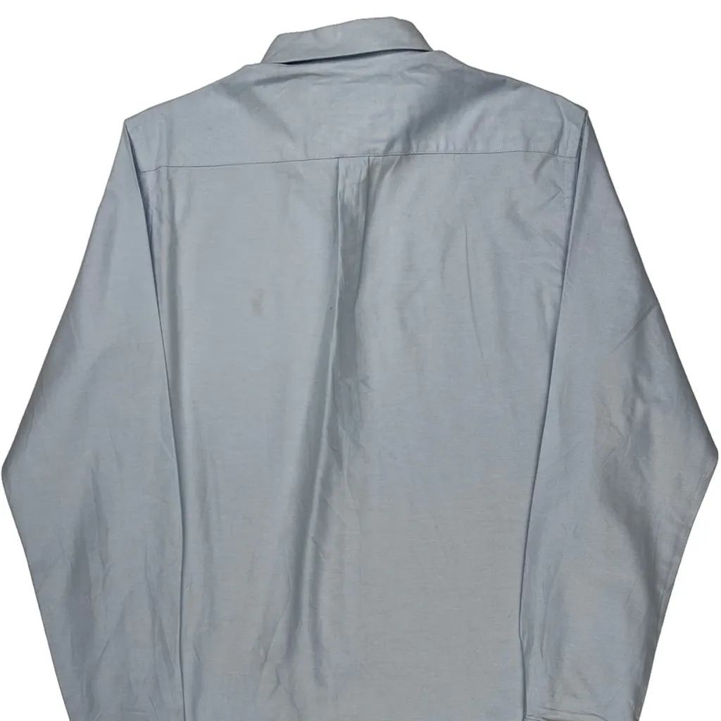 Polo By Ralph Lauren Slim Fit Shirt - Large Blue Cotton - Image 6