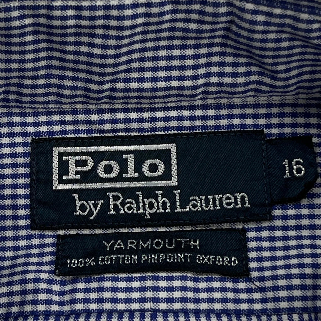 Polo By Ralph Lauren Checked Shirt - Large Blue Cotton - Image 3