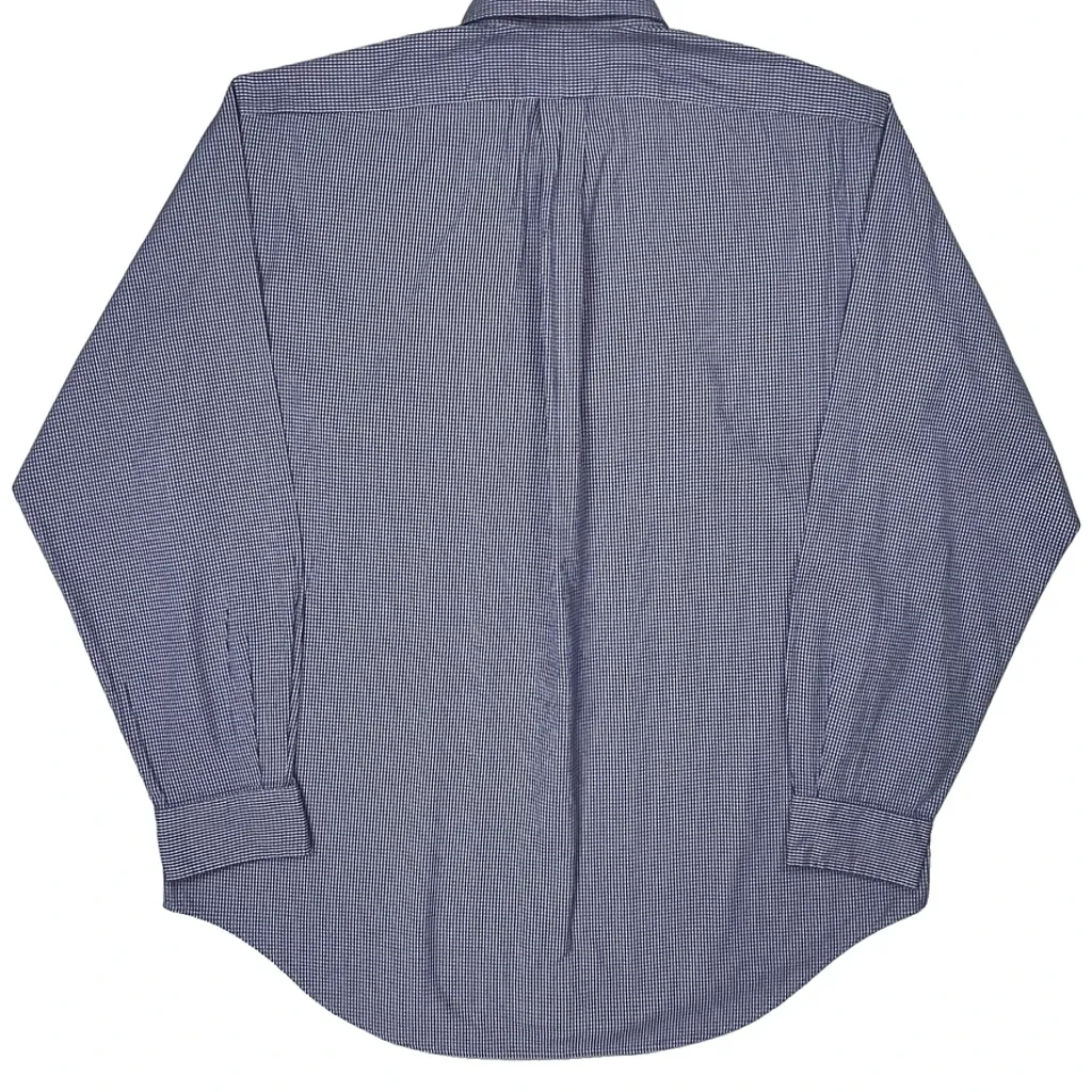 Polo By Ralph Lauren Checked Shirt - Large Blue Cotton - Image 6
