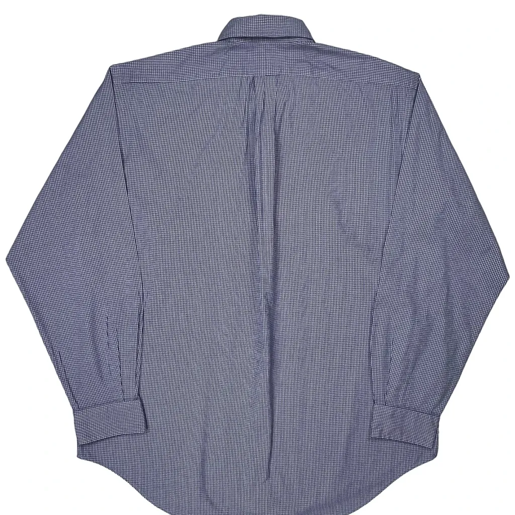 Polo By Ralph Lauren Checked Shirt - Large Blue Cotton - Image 7