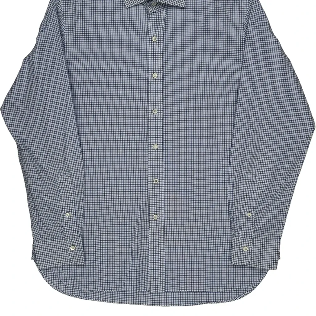 Polo By Ralph Lauren Checked Shirt - Large Blue Cotton - Image 4