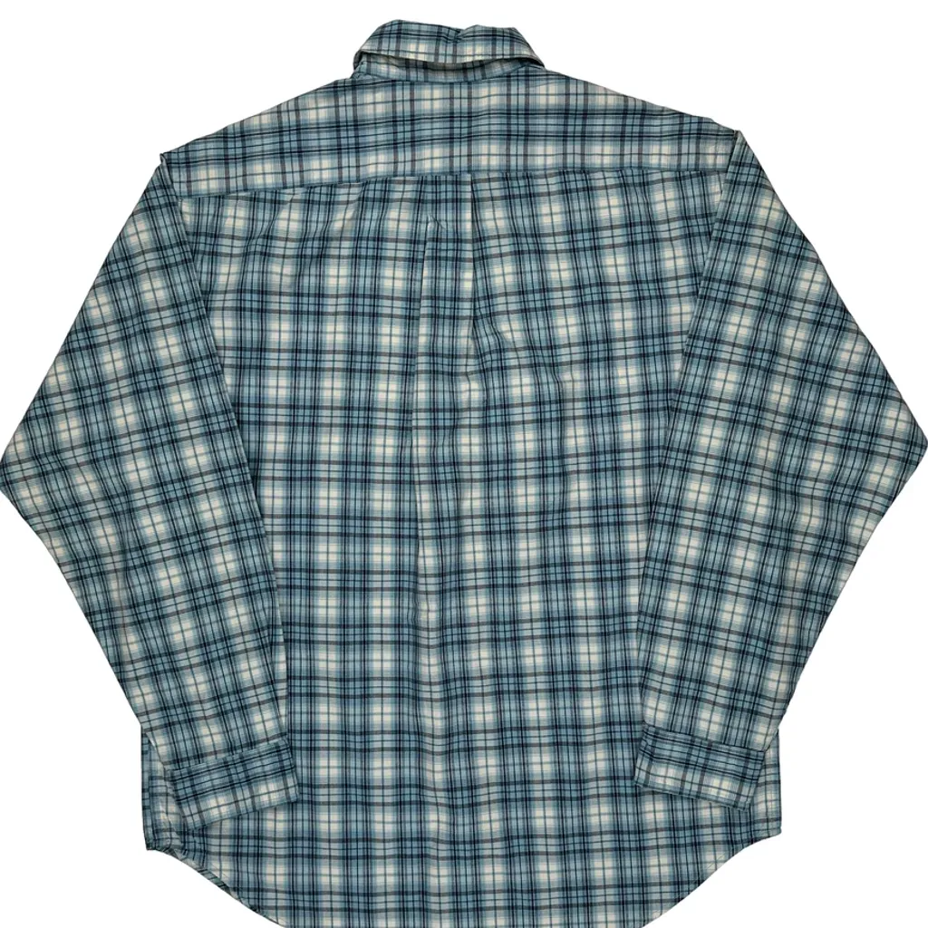 Polo By Ralph Lauren Checked Shirt - Medium Blue Cotton - Image 6