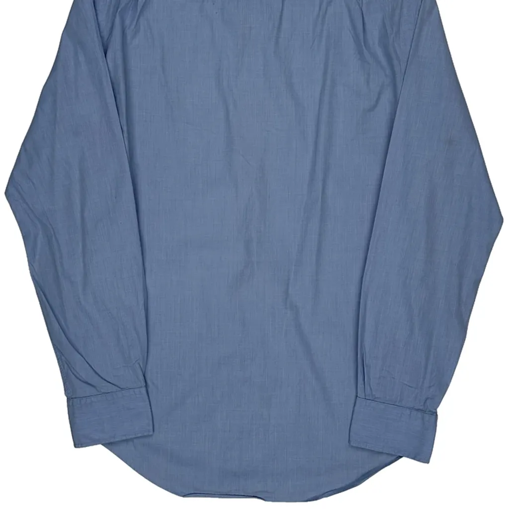 Polo By Ralph Lauren Slim Fit Shirt - Medium Blue Cotton - Image 6