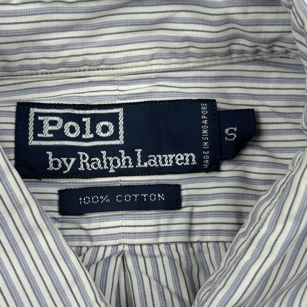 Polo By Ralph Lauren Striped Shirt - Small Blue Cotton - Image 3