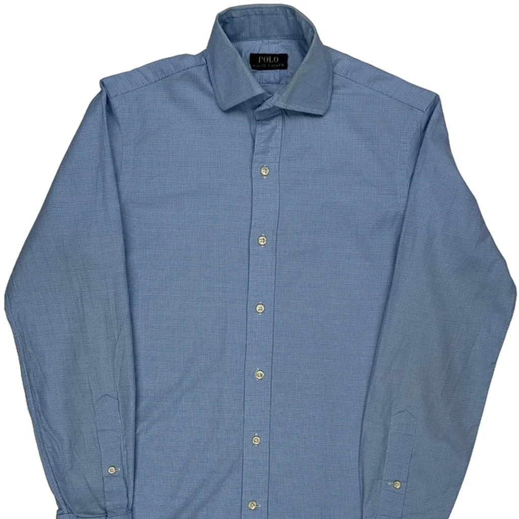 Polo By Ralph Lauren Shirt - Small Blue Cotton - Image 5