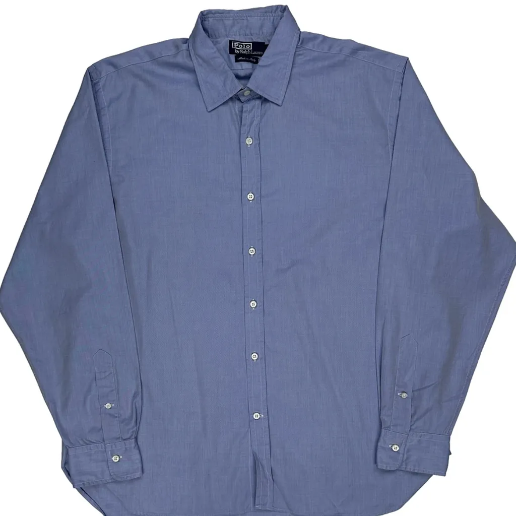 Polo By Ralph Lauren Shirt - XL Blue Cotton - Image 4