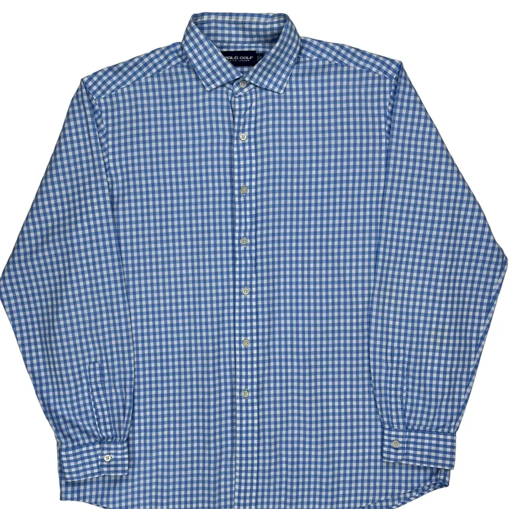Polo By Ralph Lauren Checked Shirt - XL Blue Cotton - Image 4