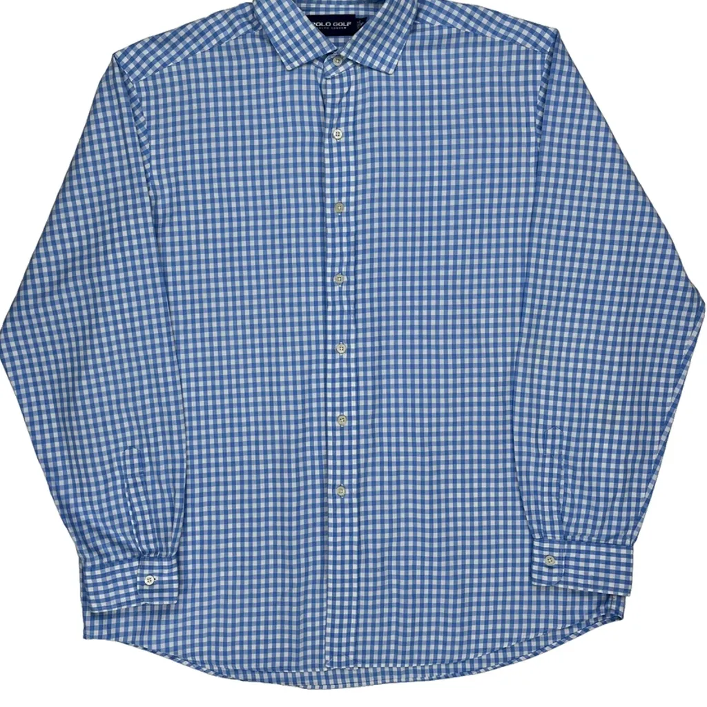 Polo By Ralph Lauren Checked Shirt - XL Blue Cotton - Image 5