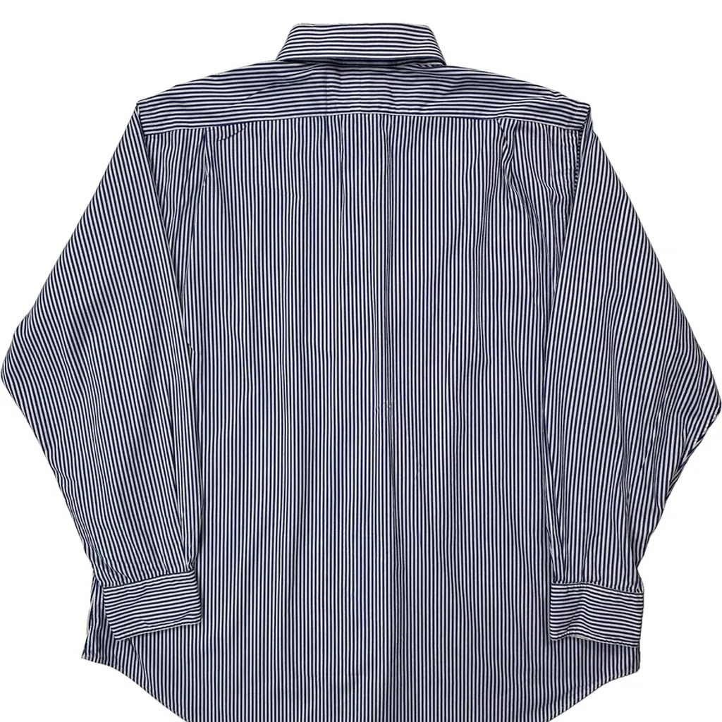 Polo By Ralph Lauren Striped Shirt - XL Blue Cotton - Image 7