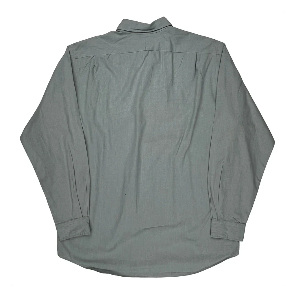 Polo By Ralph Lauren Shirt - Large Gray Cotton - Image 2