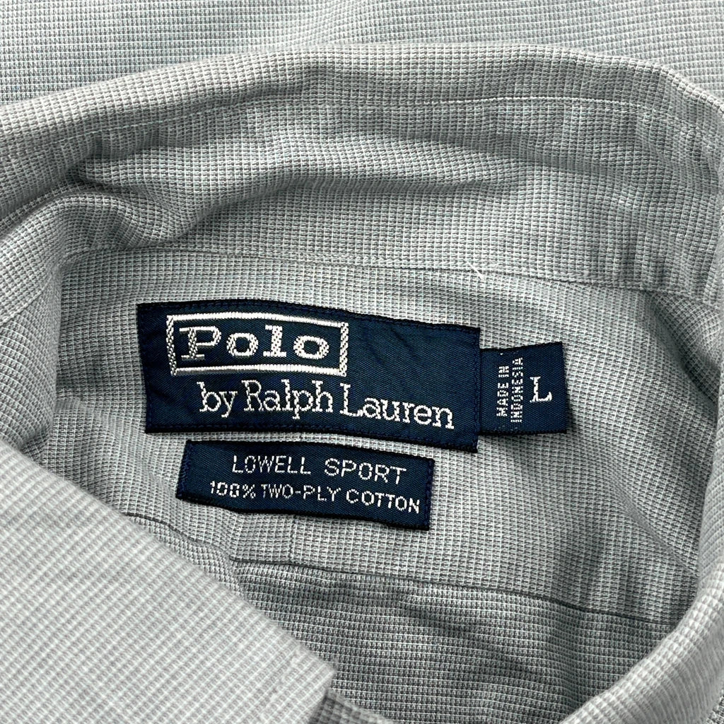 Polo By Ralph Lauren Shirt - Large Gray Cotton - Image 3