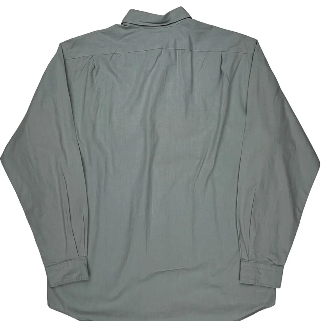 Polo By Ralph Lauren Shirt - Large Gray Cotton - Image 6