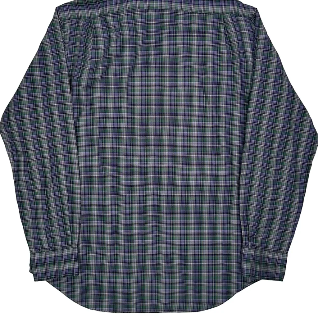 Polo By Ralph Lauren Checked Shirt - Large Green Cotton - Image 7